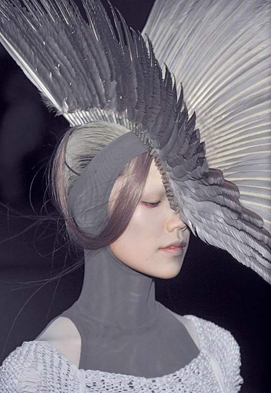 Alexander McQueen bird hat | The Stylish Directive